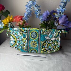 NWOT Vera Bradley Peacock Bow Cosmetic - Retired Pattern - Travel Organizer